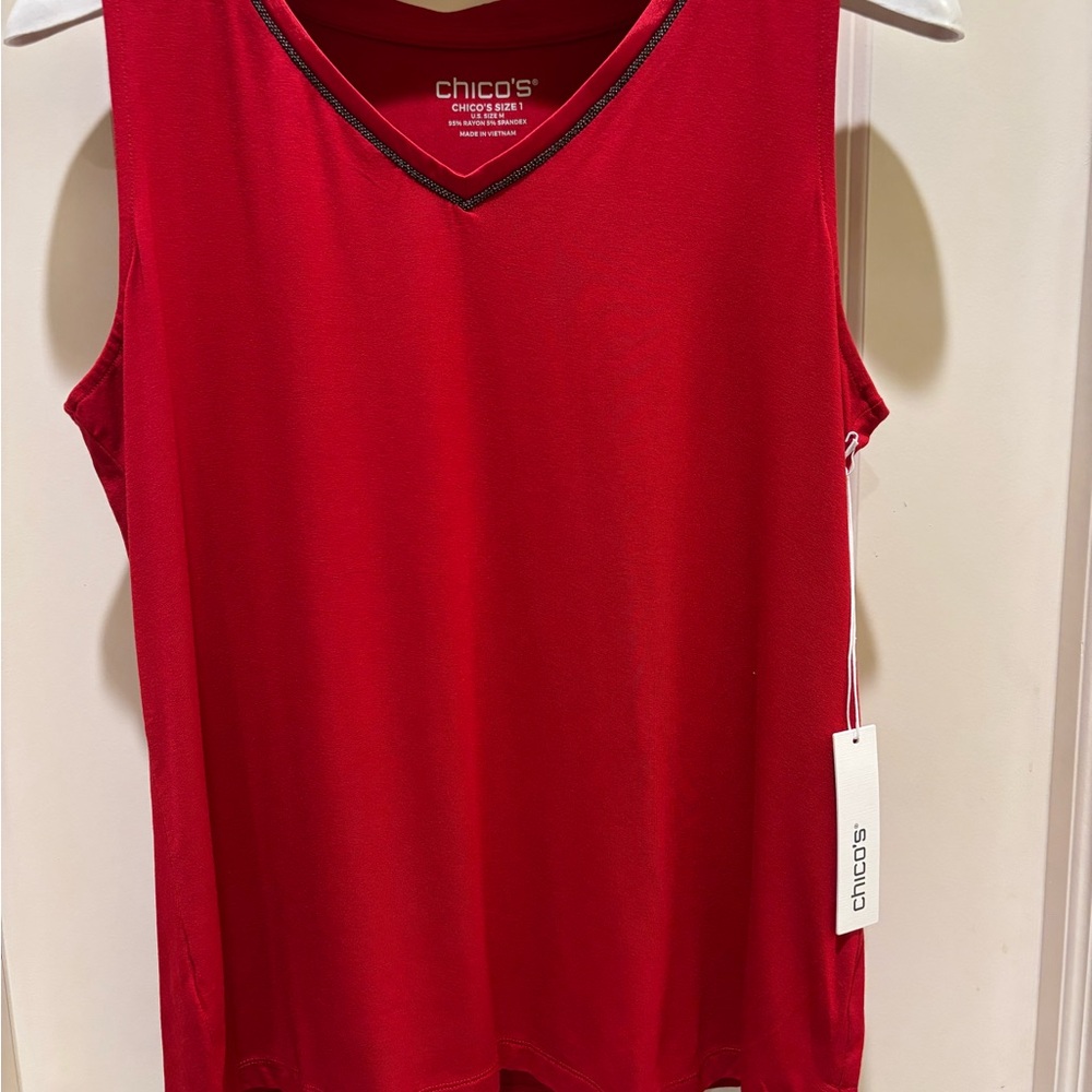 Chico's Vivid Red Tank Top